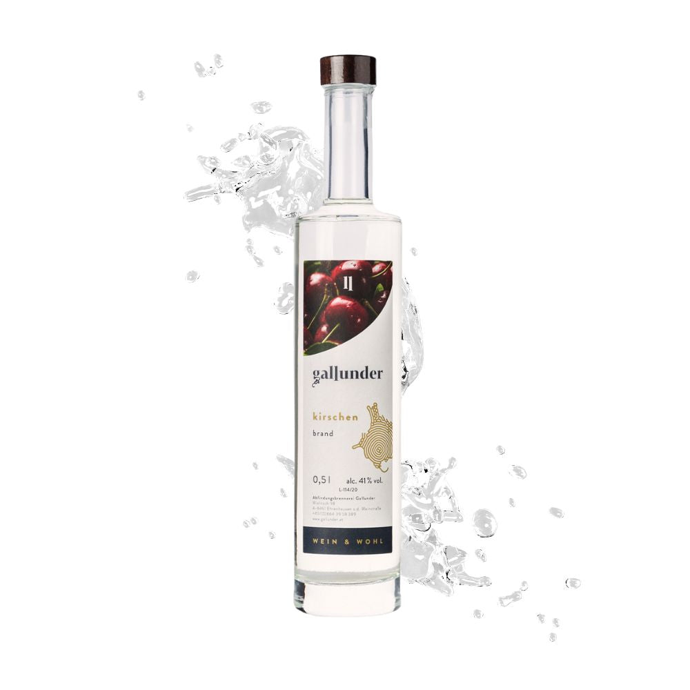 Destillat Kirsche Splash Hintergrund