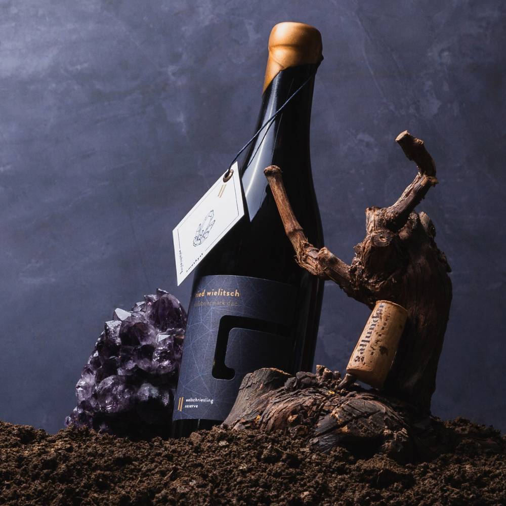 Weinflasche Welschriesling Reserve Amethyst Gallunder